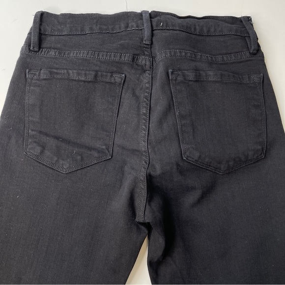 Frame Le Skinny de Jeanne Crop Jeans Film Noir Size 27 - Picture 5 of 10